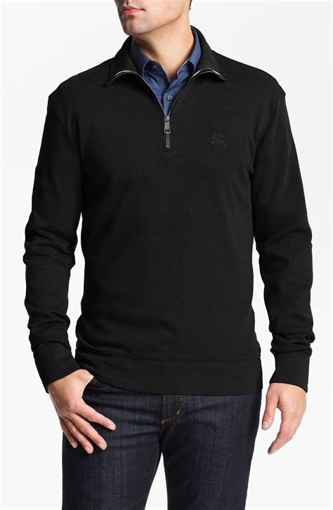 burberry brit cardigan men|burberry men's pullover half zip.